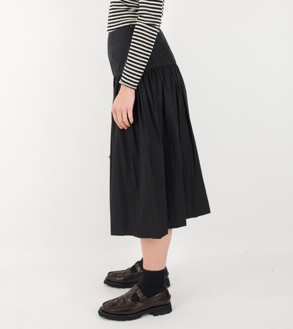 Amomento - Wide Pants Skirt Black