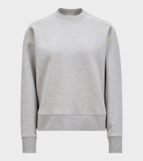 Embroidery Sweatshirt Grey