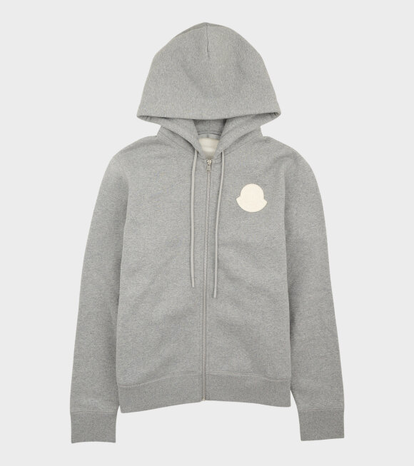 Moncler - Relaxed Hoodie Zip Up Grey 