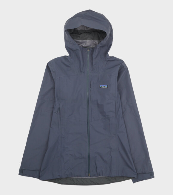 Patagonia - W's Boulder Fork Rain Jacket Smolder Blue