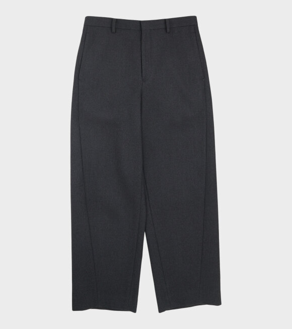 Auralee - Light Melton Slacks Top Charcoal