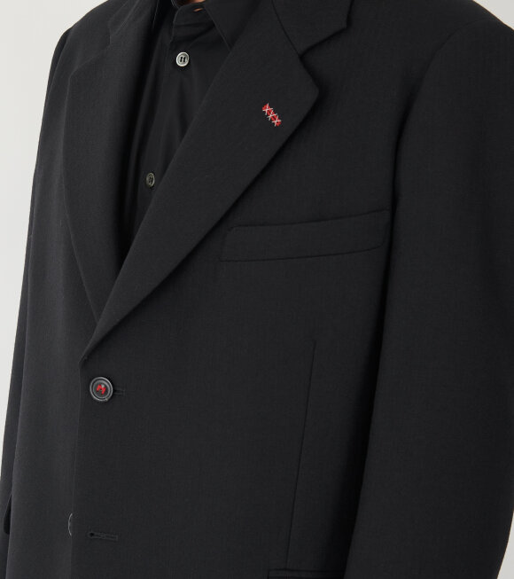 Maison Margiela - Herringbone Wool Jacket Black