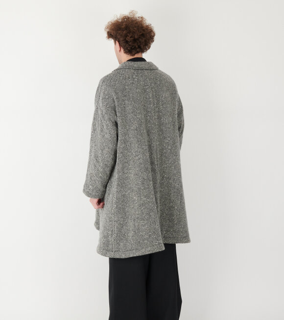 Comme des Garcons Black - Unisex Wool Coat Black/White