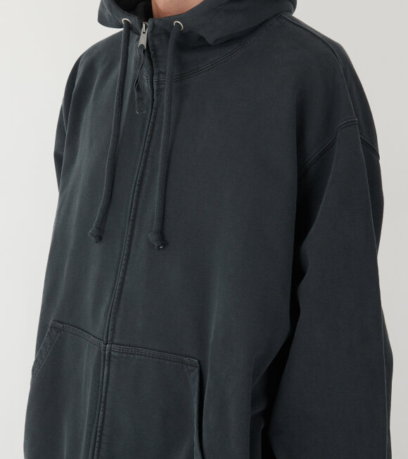 Maison Margiela - Embroidered Logo Hoodie Black