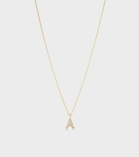 Sophie Bille Brahe - Simple A Necklace Gold