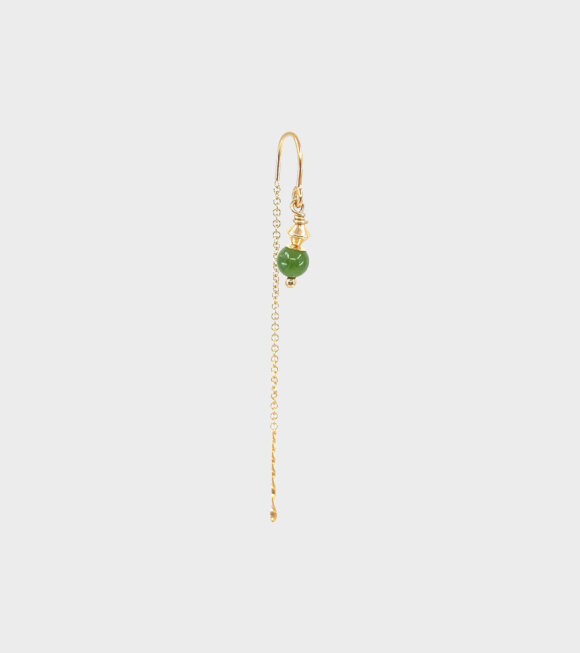 Leleah - Frida Earring Green Jade