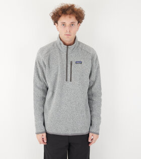 M's Better Sweater 1/4 Zip Fleece Stonewash