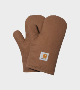 Canvas Oven Mitt Set Hamilton Brown