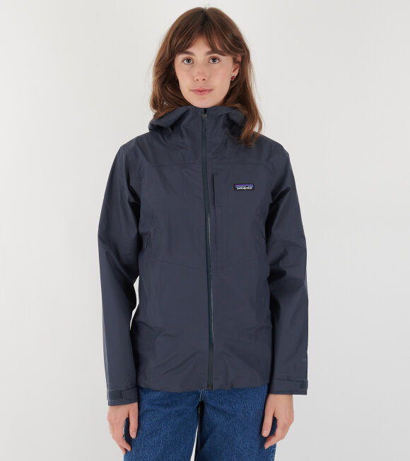 Patagonia - W's Boulder Fork Rain Jacket Smolder Blue