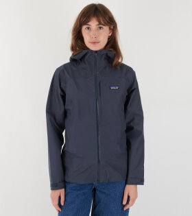 W's Boulder Fork Rain Jacket Smolder Blue