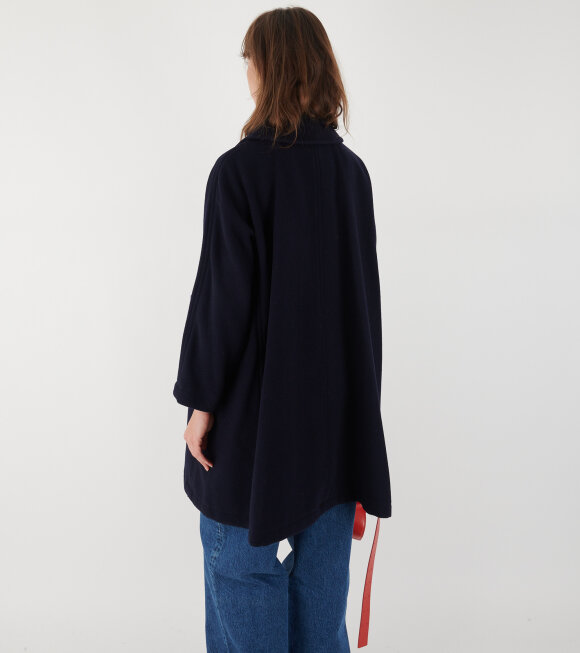 Comme des Garcons Girl - Ladies Wool Coat Navy