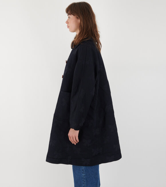 Comme des Garcons Girl - Bow Coat Navy