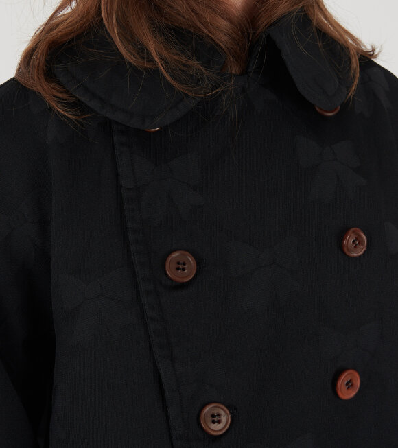 Comme des Garcons Girl - Bow Coat Black