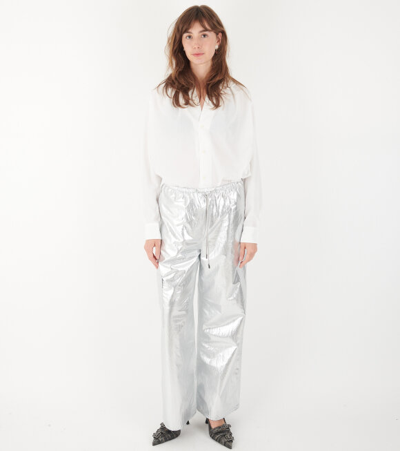 Saks Potts - Lak Pants Silver Metallic