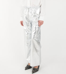 Lak Pants Silver Metallic