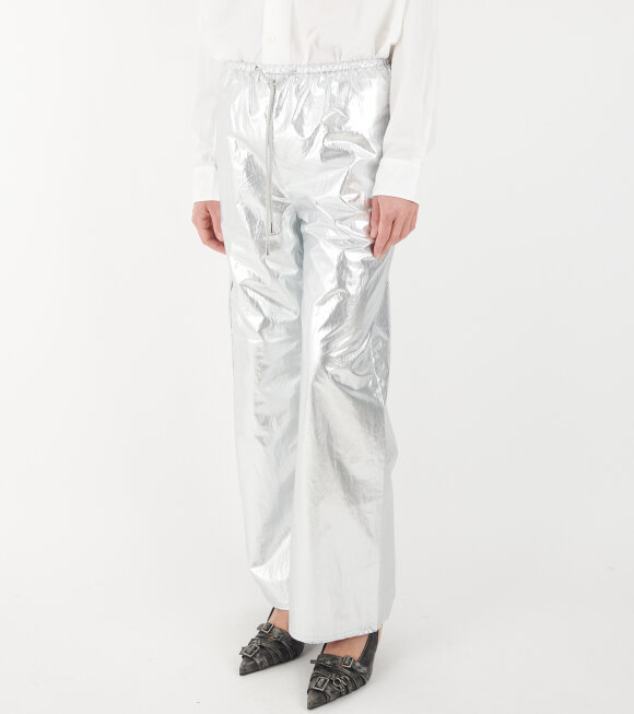 Saks Potts - Lak Pants Silver Metallic