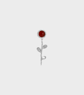 Viola Carnelian Earring Silver