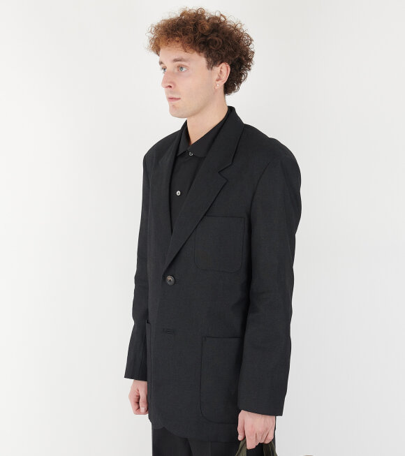 Our Legacy - Embrace Blazer Draping Black Canvas