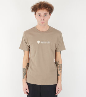 Soft Cotton Logo S/S T-shirt Beige