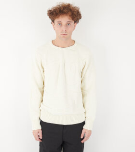 Triple Logo Knit Natural