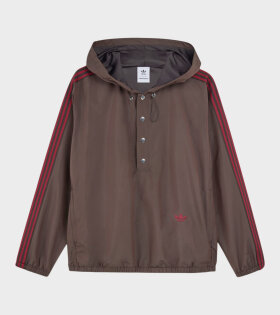 WB Nylon Anorak Brown