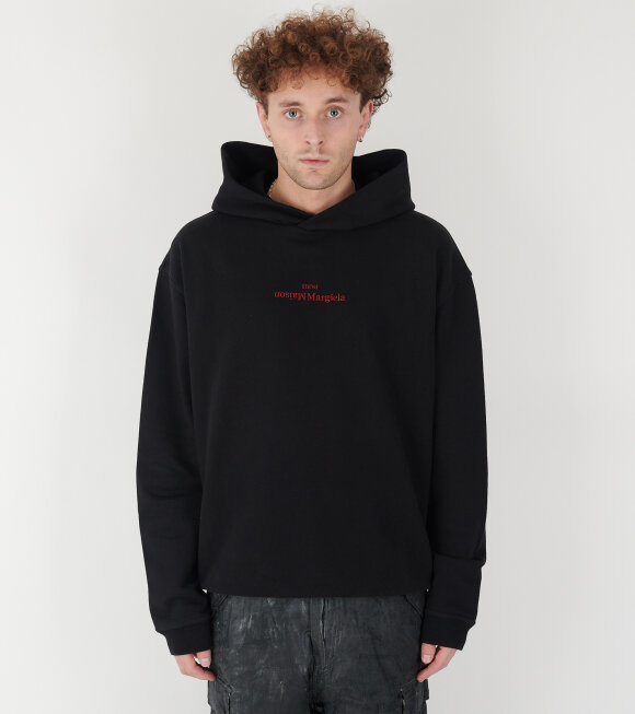 Maison Margiela - Logo Hoodie Black