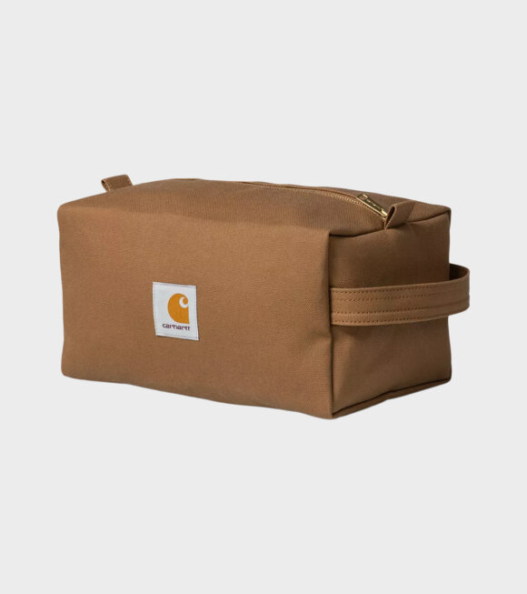 Carhartt WIP - Canvas Washbag Hamilton Brown