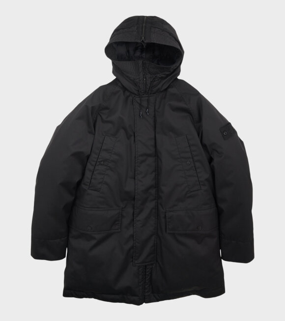 Stone Island - Ghost Performance Twill Wool Down TC Coat Black