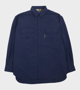 Pocket Mens Shirt Blue