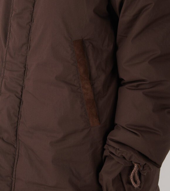 AF Agger - Re:Down Puffer Coat Dark Brown