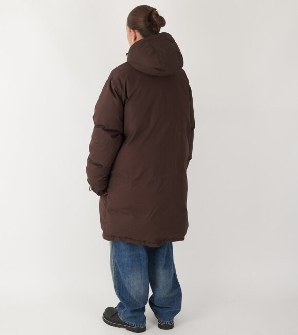 AF Agger - Re:Down Puffer Coat Dark Brown