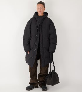 Re:Down Puffer Coat Black