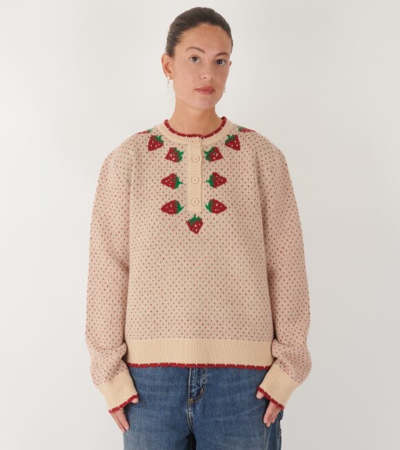 Helmstedt - Allie Sweater Strawberry