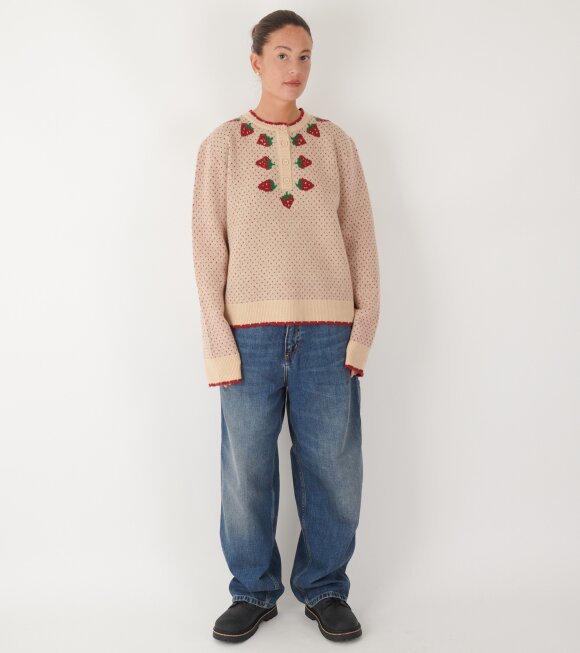 Helmstedt - Allie Sweater Strawberry