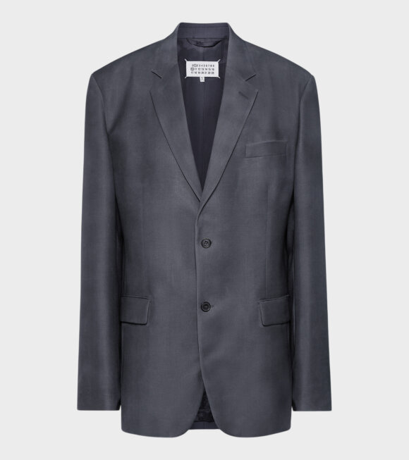 Maison Margiela - Mohair Wool Suit Jacket Dark Avion