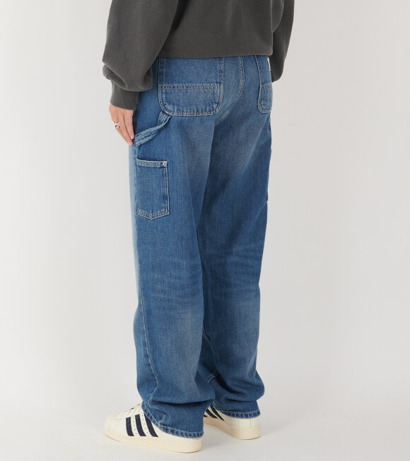 Carhartt WIP - W Pierce Pant Straight Blue Dark Used Wash