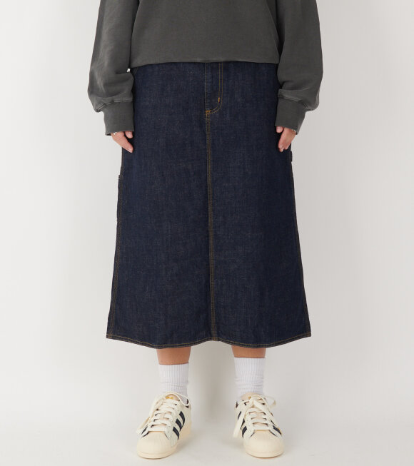 Carhartt WIP - W Single Knee Skirt Rinsed Blue