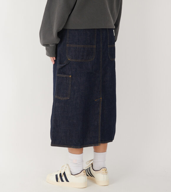 Carhartt WIP - W Single Knee Skirt Rinsed Blue