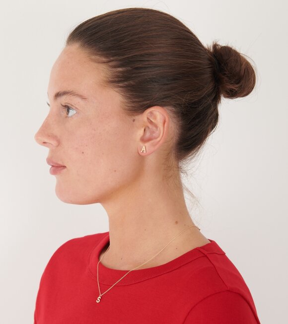 Sophie Bille Brahe - Petite A Earring Gold