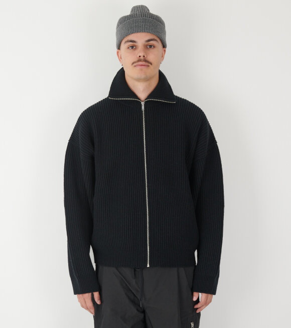 66 North - Vonarstræti Zip Sweater Black