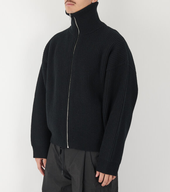 66 North - Vonarstræti Zip Sweater Black