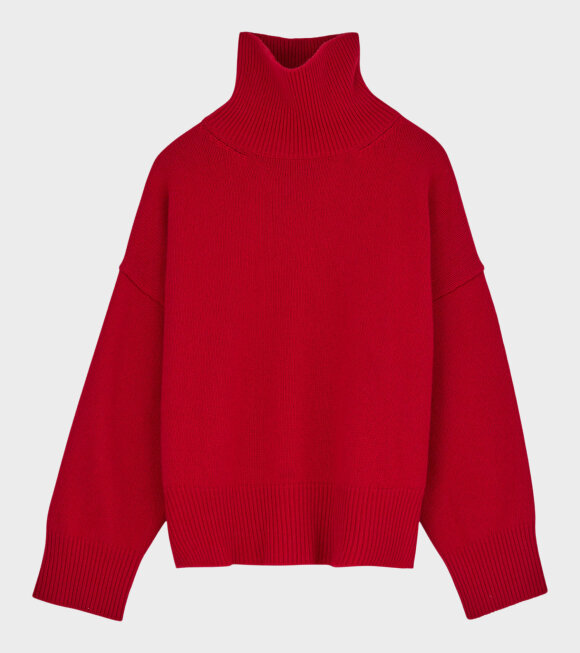 Skall Studio - Silene T-Neck Aurora Red