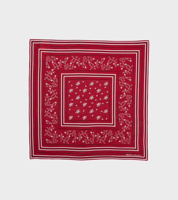 Skall Studio - Classic Scarf Aurora Red