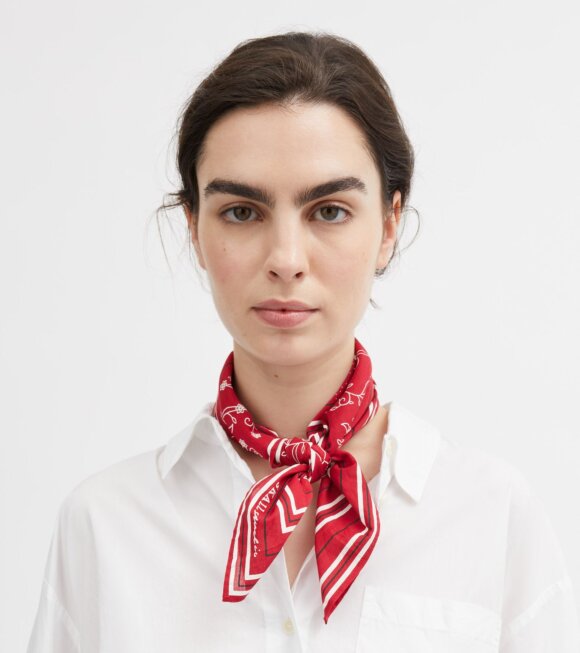 Skall Studio - Classic Scarf Aurora Red