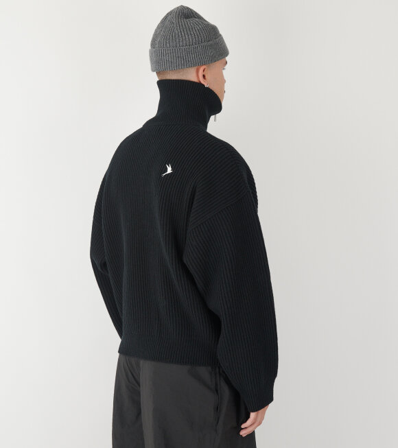 66 North - Vonarstræti Zip Sweater Black