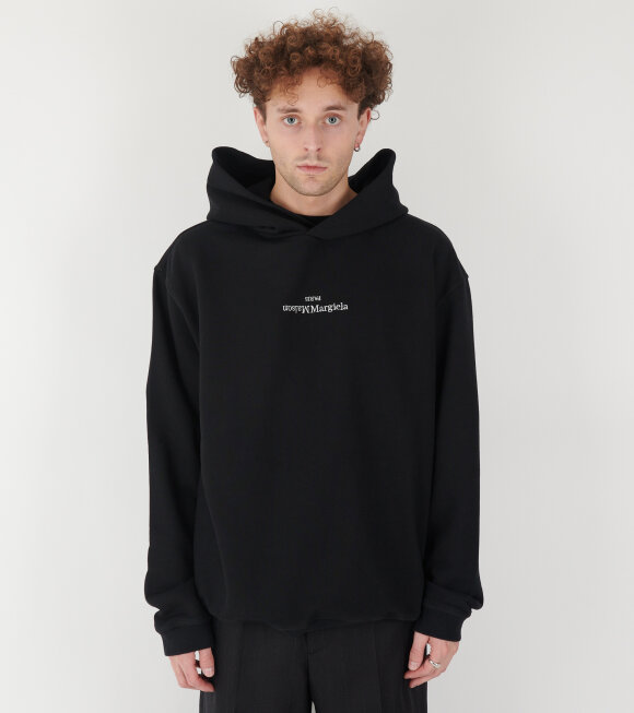 Maison Margiela - Logo Hoodie Black