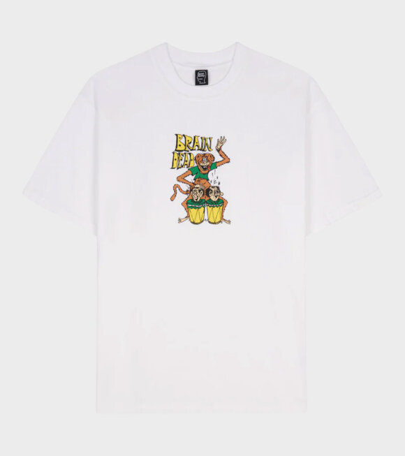 Brain Dead - Bongo Brain T-shirt White