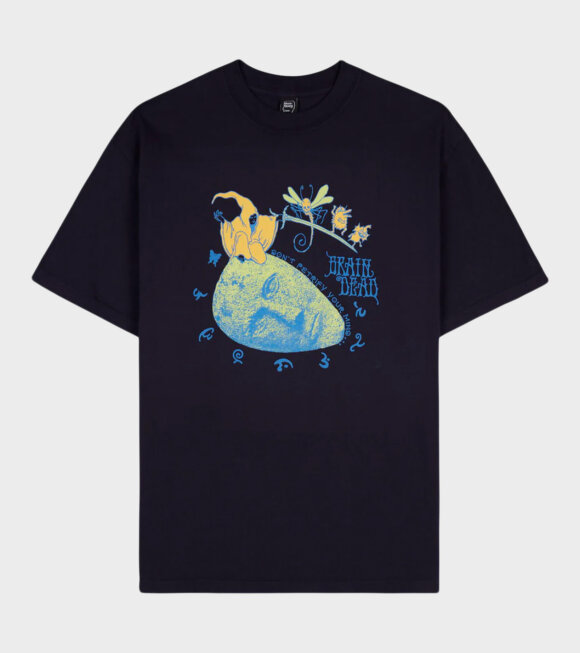 Brain Dead - Petrified Mind T-shirt Navy