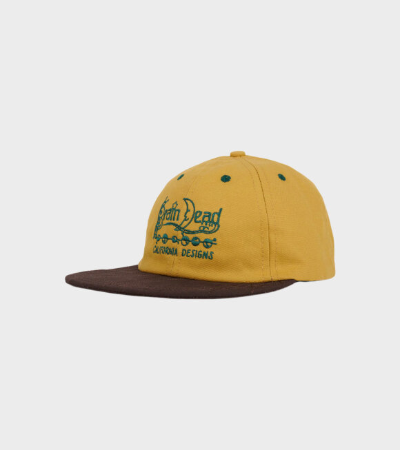 Brain Dead - California Designs Long Brim Hat Khaki/Brown