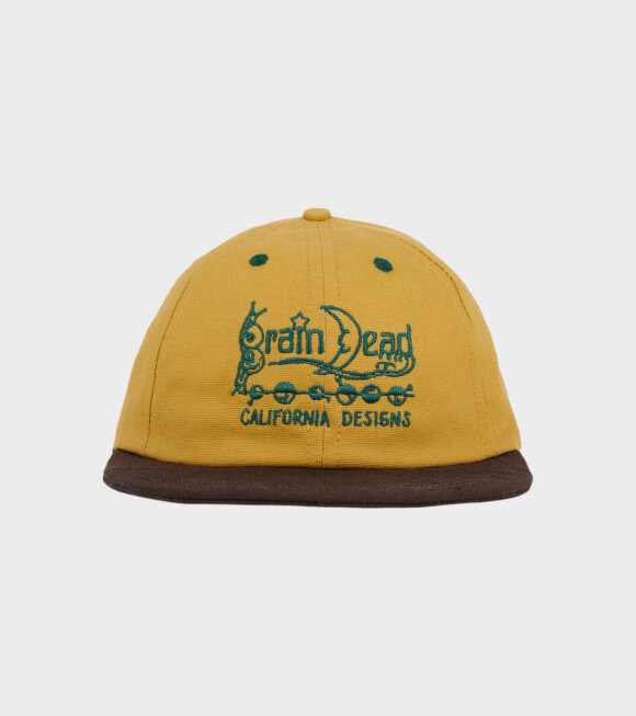 Brain Dead - California Designs Long Brim Hat Khaki/Brown